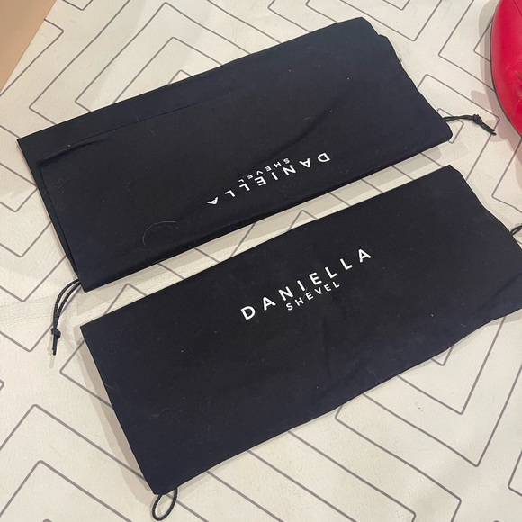 Daniella Shevel Red Leather Loafers - Picture 12 of 15